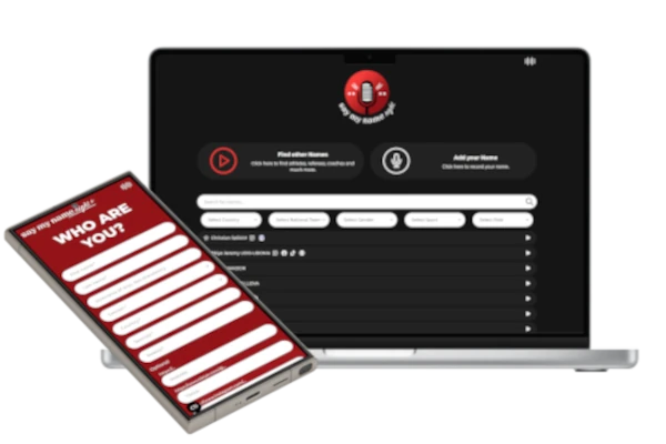 Say My Name Right Website